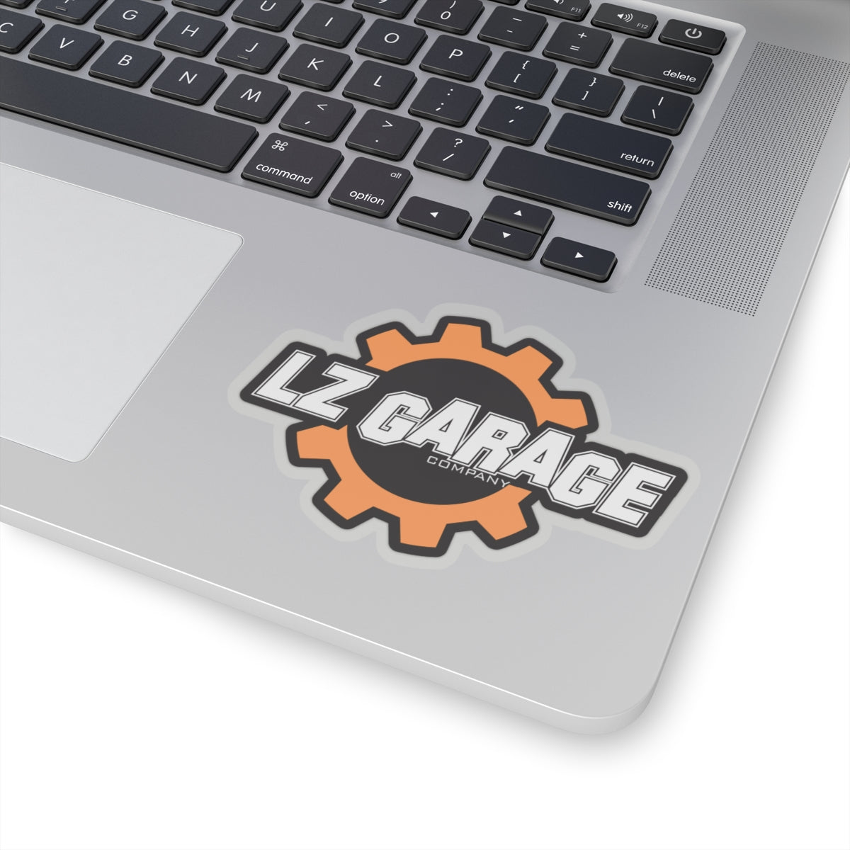 Autocolante Lz Garage Co. Fundo Preto ou Trasparente