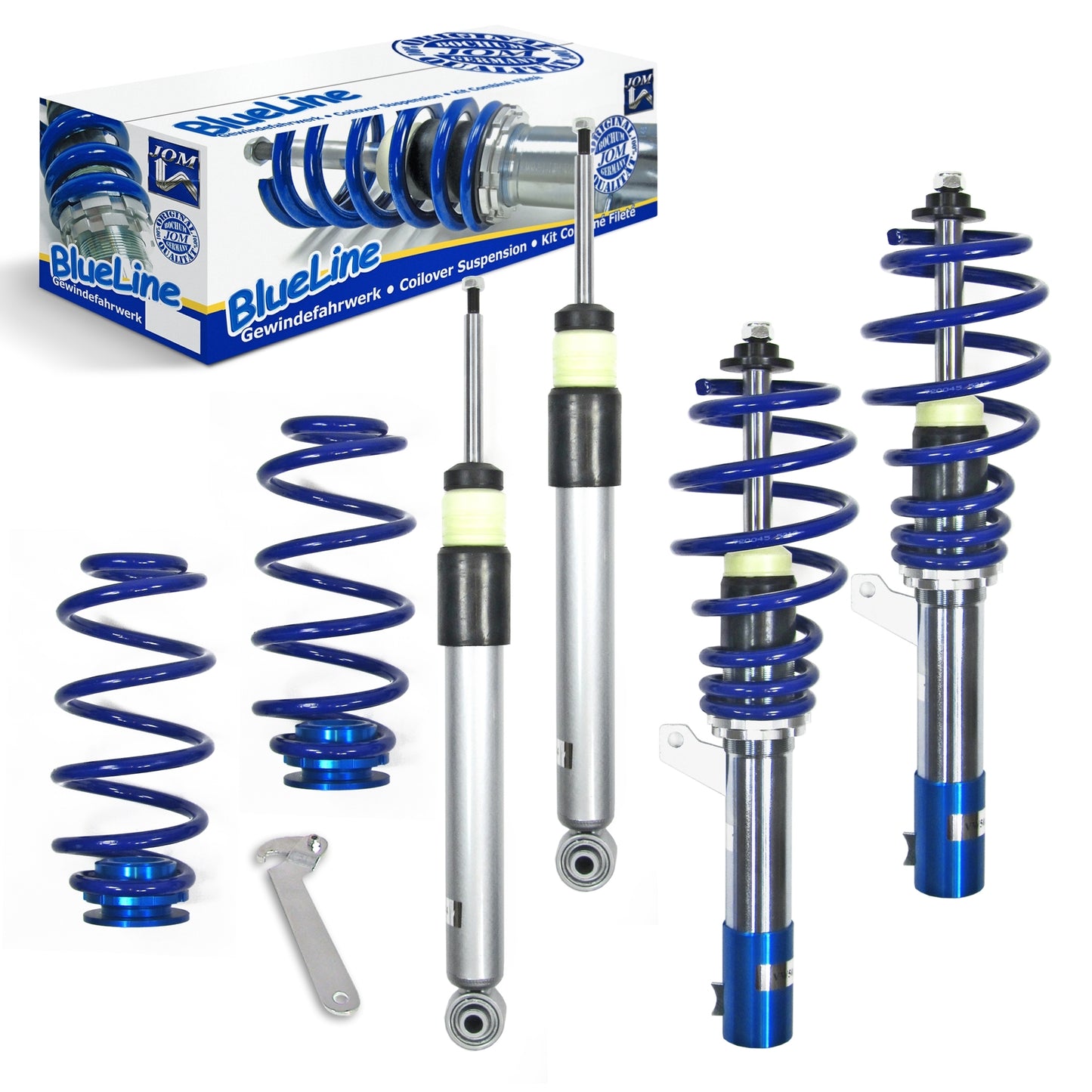 SUSPENSÃO REGULÁVEL COILOVER BLUE LINE PARA VOLKSWAGEN VW GOLF MK6 PLUS VARIANT 1.9TDi / DSG, 2.0TDi / DSG