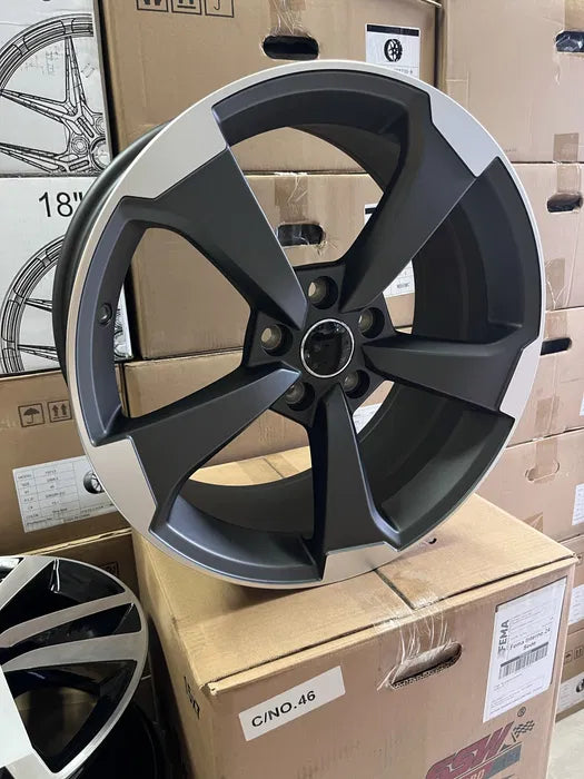 Jantes 18” 5x112 Novas Estilo Rotor Audi Sline
