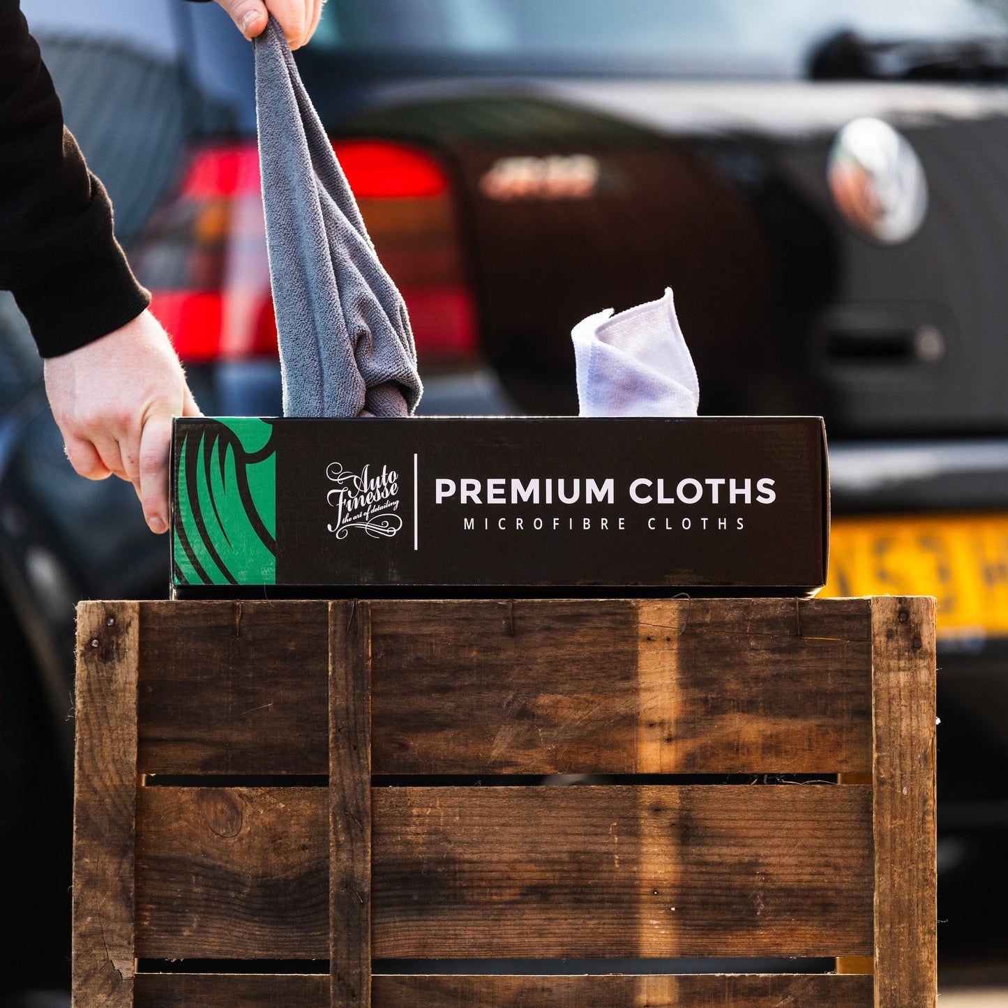 Premium Cloth Box Caixa de 24 panos microfibra