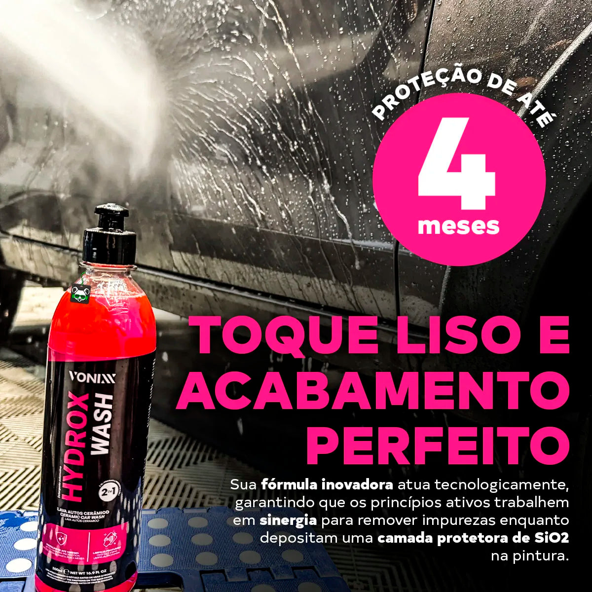 Shampoo Automotivo Cerâmico Hydrox Wash 500ml – Vonixx