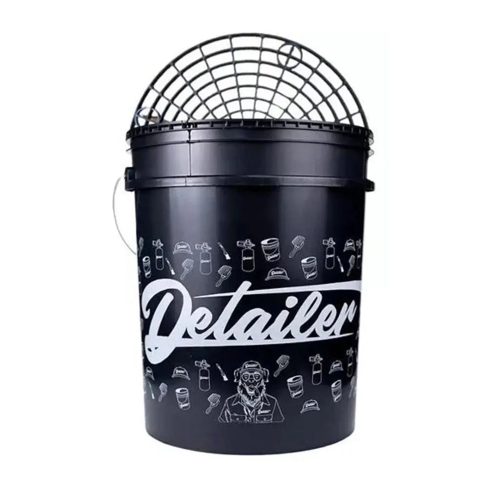 Balde PRETO com Separador de Partículas - Detailer (19 Litros)