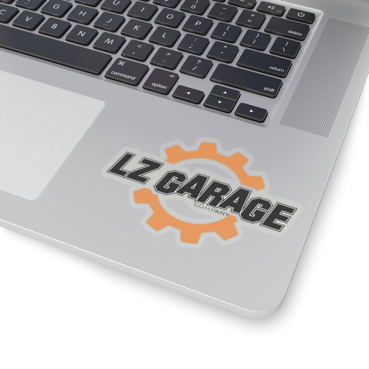 Autocolante Lz Garage Co. Fundo Branco ou Trasparente