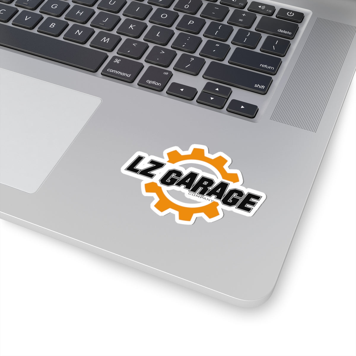 Autocolante Lz Garage Co. Fundo Branco ou Trasparente