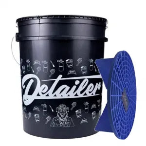 Balde PRETO com Separador de Partículas - Detailer (19 Litros)