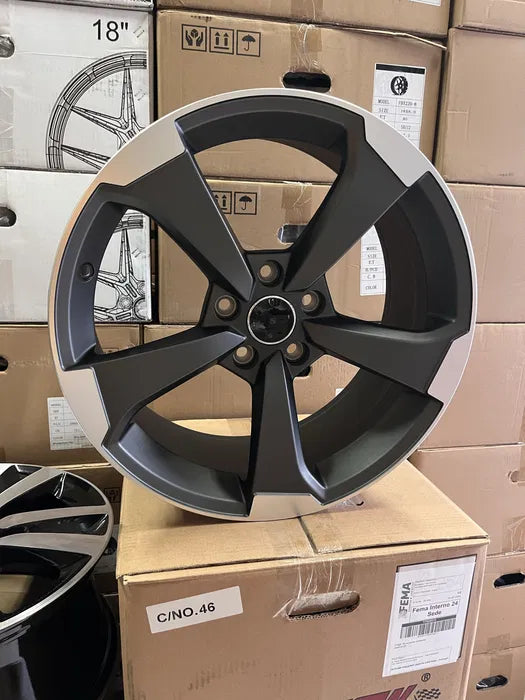 Jantes 18” 5x112 Novas Estilo Rotor Audi Sline