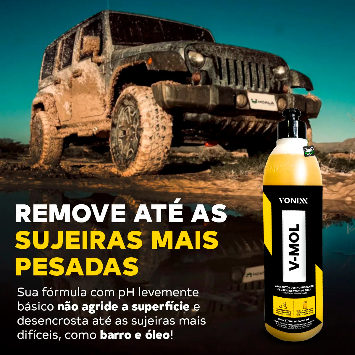 Shampoo Automotivo Lava Pesada V-Mol 500ml – Vonixx