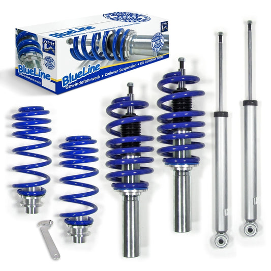 SUSPENSÃO REGULÁVEL COILOVER BLUE LINE PARA AUDI A4 B8 AVANT Qauttro models 1.8 TFSI, 2.0 TDI, 2.0 TFSI, 2.7 TDI, 3.0 TDI, 3.2 FSI