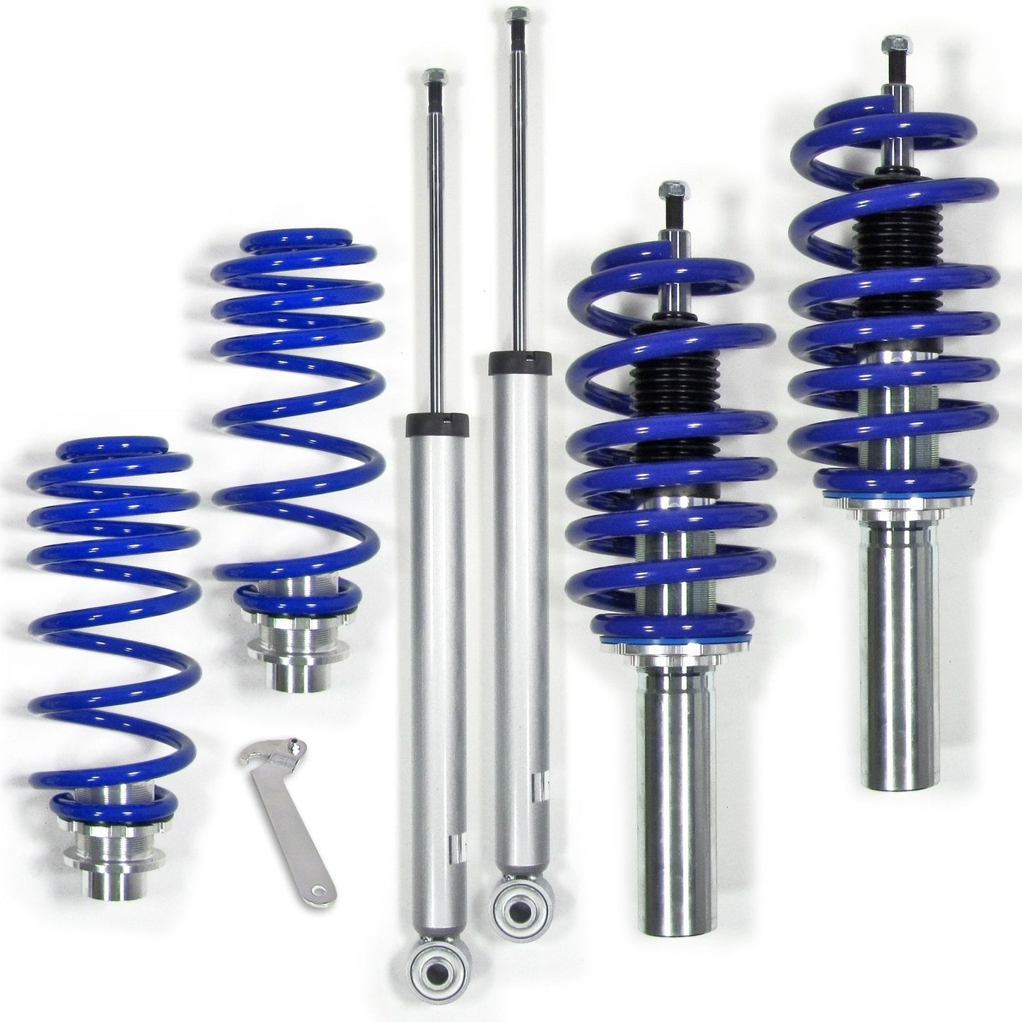 SUSPENSÃO REGULÁVEL COILOVER BLUE LINE PARA AUDI A4 B8 AVANT Qauttro models 1.8 TFSI, 2.0 TDI, 2.0 TFSI, 2.7 TDI, 3.0 TDI, 3.2 FSI