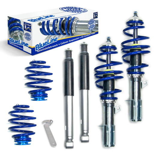 SUSPENSÃO REGULÁVEL COILOVER BLUE LINE PARA OPEL CORSA C  1.4i 16V, 1.8i 16V, 1.3CDTi, 1.7DTi, 1.7CDTi