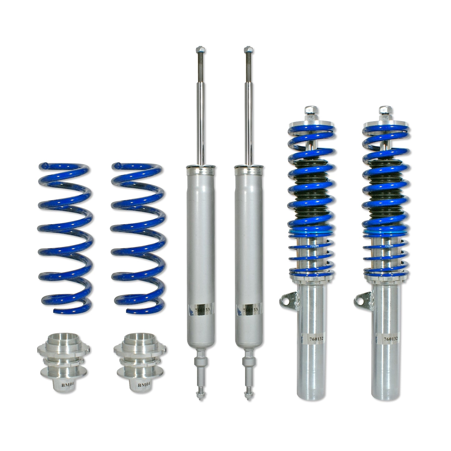 SUSPENSÃO REGULÁVEL COILOVER BLUE LINE PARA BMW SERIE 1  (E81/ E87/ E82/ E88)